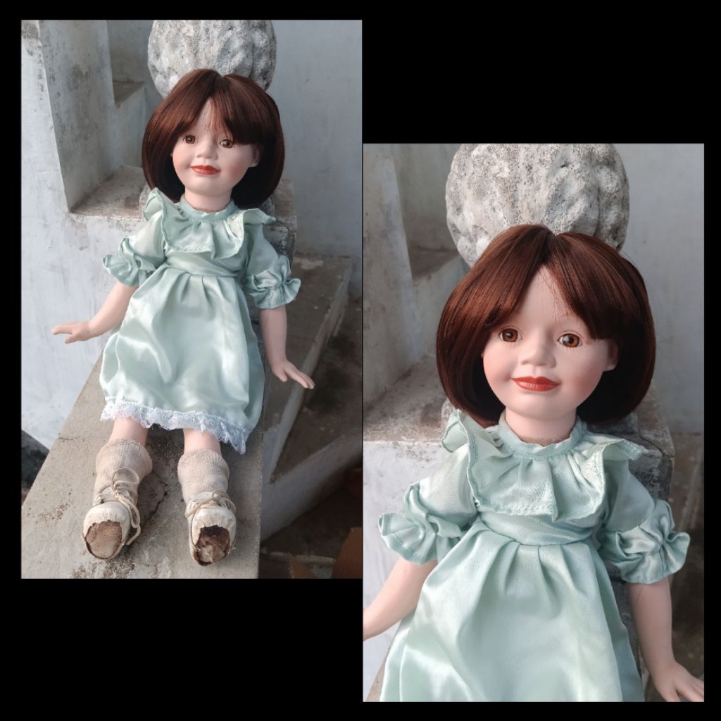 Doll Girl Porcelain Vintage Jadul Preloved
