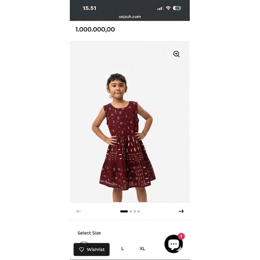 CUSTOM DRESS BAMBU SEJAUH MATA MEMANDANG ANAK
