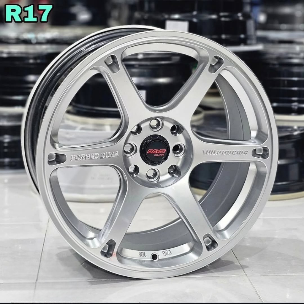 velg mobil te37 dura ring 17 pcd 4x100/114 lebar 7.5/8.5 et 42/35 untuk avanza calya xenia sigra