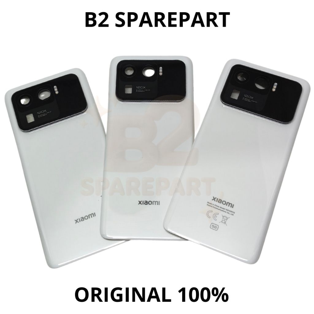 BACKDOOR CASING TUTUP BELAKANG INCLUDE LCD JAM FOR XIAOMI MI 11 ULTRA ORIGINAL COPOTAN