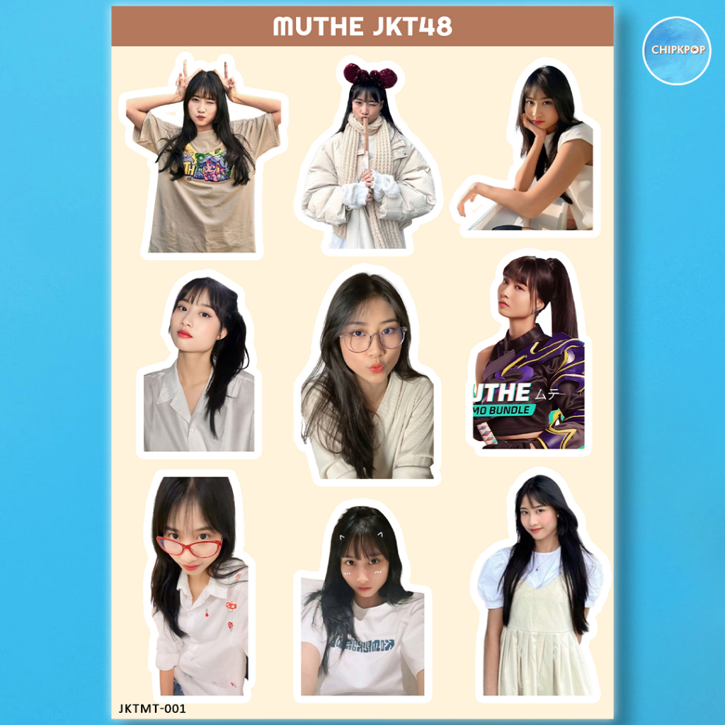 MUTHE STIKER JKT 48 I STIKER JKT 48 I JKT 48 NEW ERA I STIKER  MUTHE JKT48 I STIKER HOLOGRAM JKT48