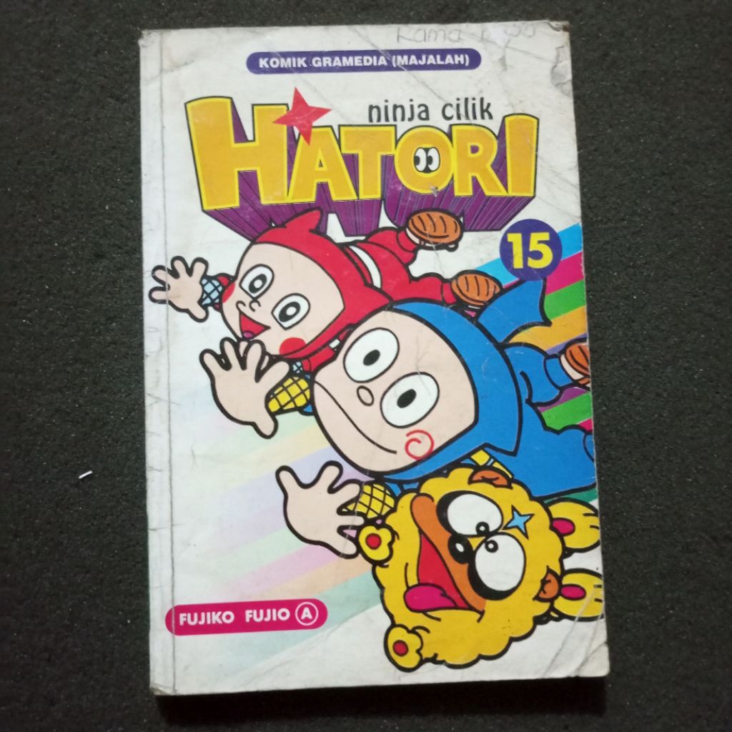 Komik Jepang Ninja Cilik Hatori Vol 15 / Fujiko Fujio A / GM Komik Gramedia Majalah / Buku Bergambar