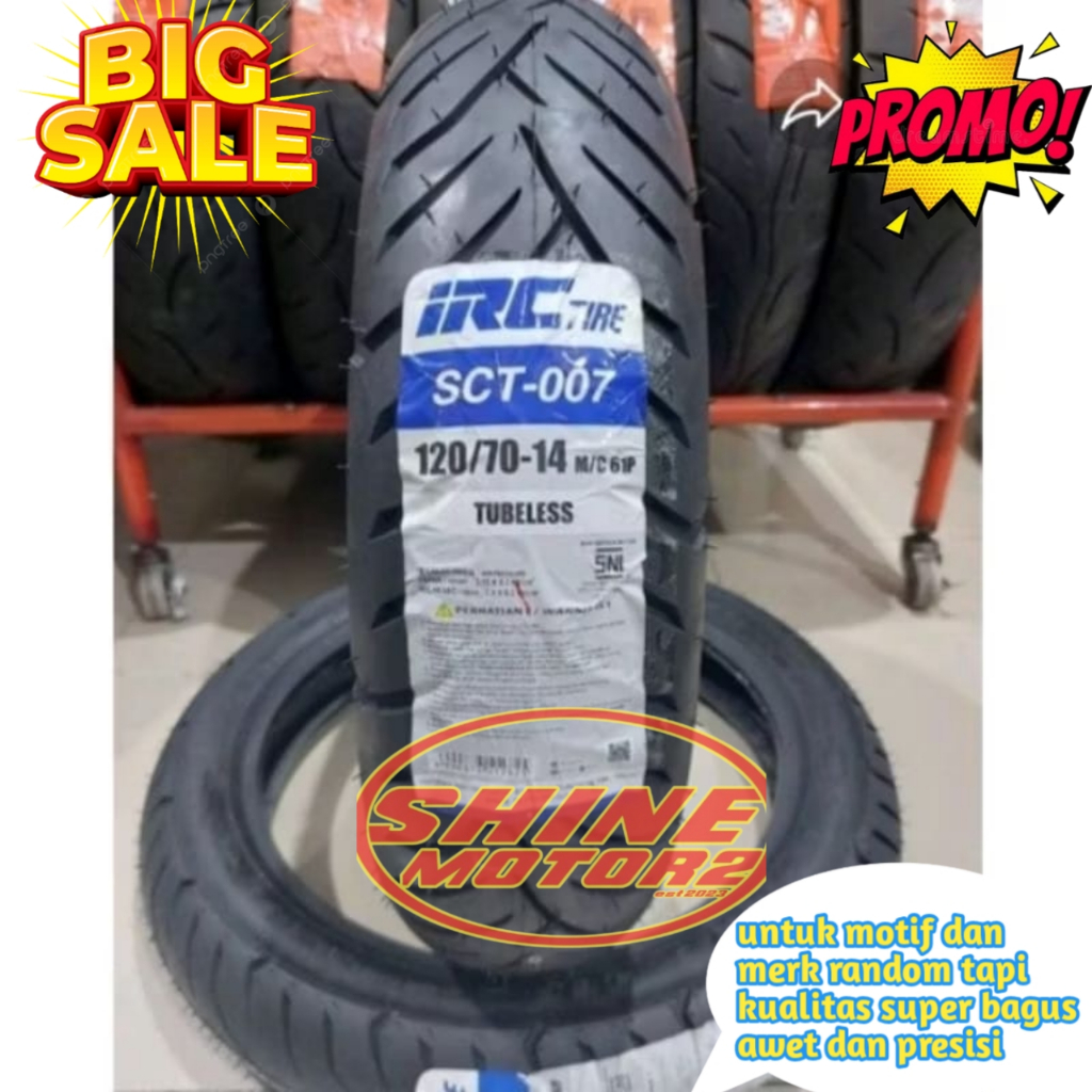 Ban Motor Belakang Honda PCX 160 - Tubeless Tanpa Wrapping