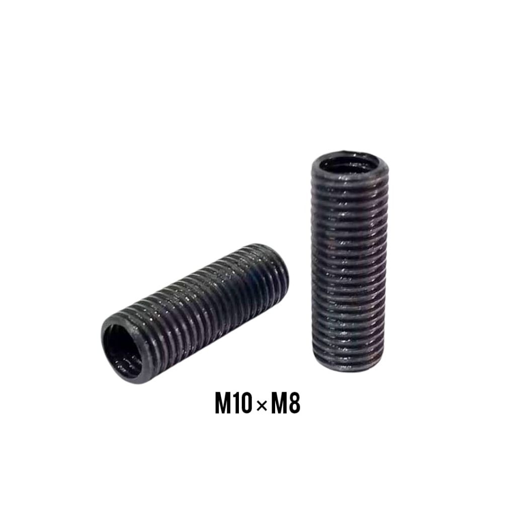 sok drat M8 × M10 bosh drat dalam 8mm × luar 10mm