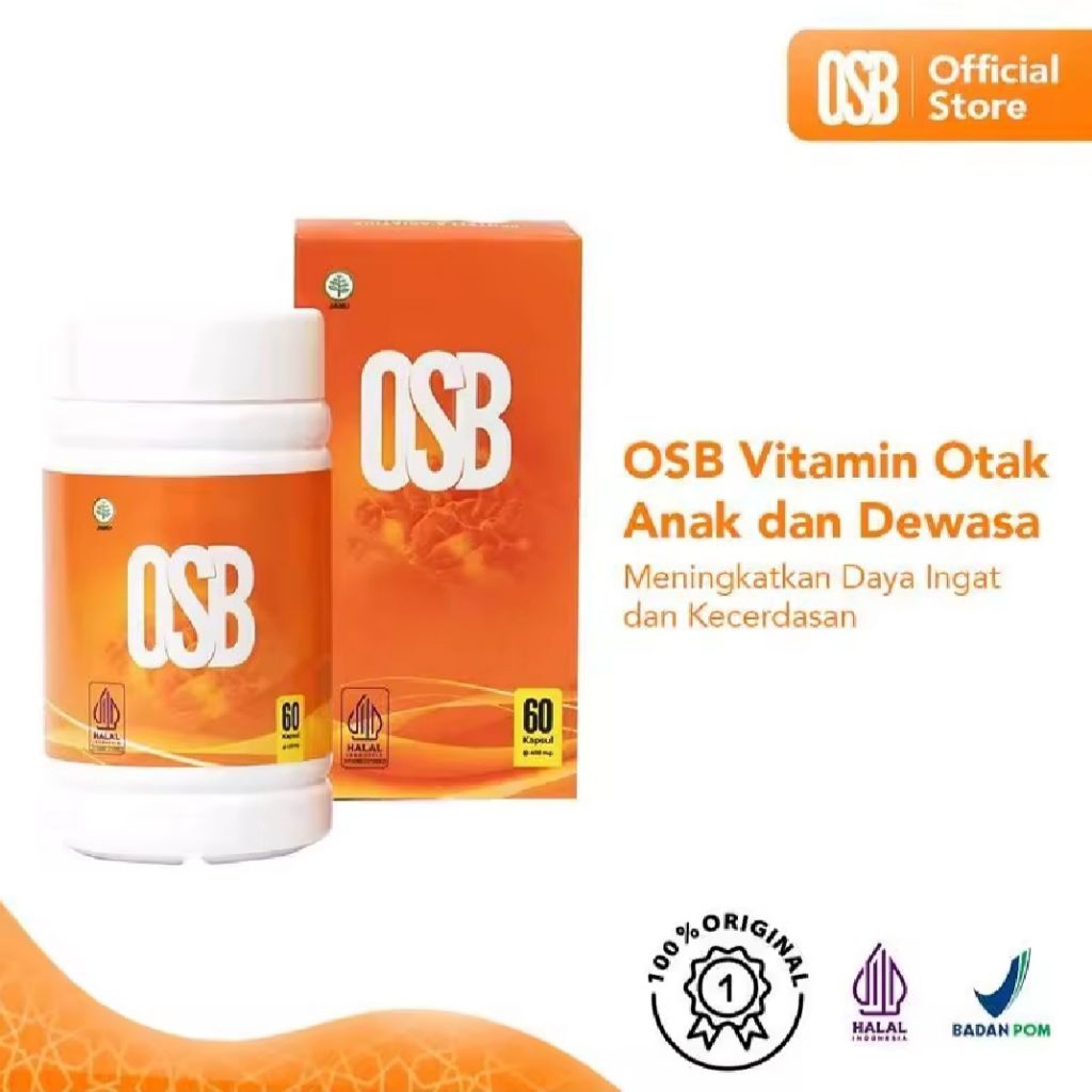 OSB Omar Smart Brain Obat Herbal Kapsul Mengatasi Kecerdasan Otak Anak Dan Dewasa