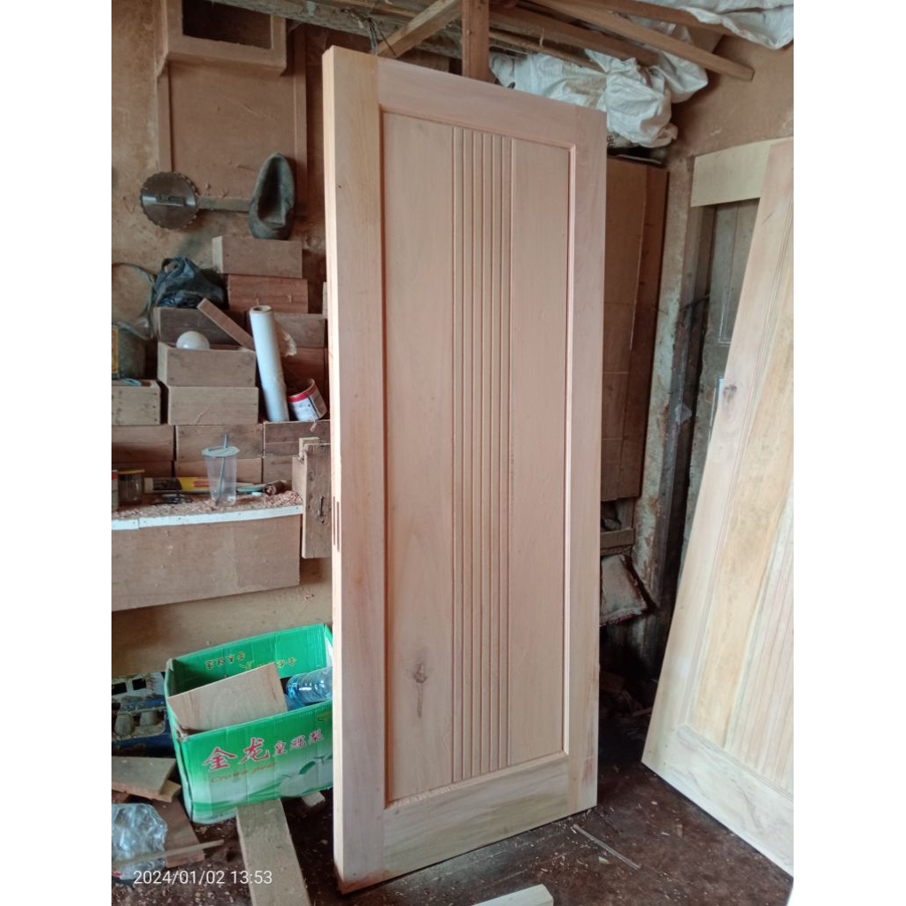 Pintu Minimalis  Kayu Mahoni custom