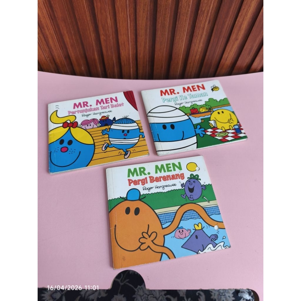 Paket Buku Mr. Men isi 3
