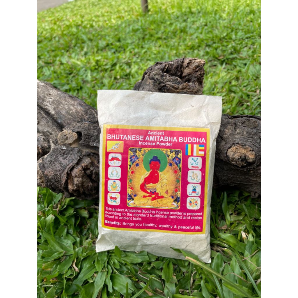 Dupa Bubuk Bhutan Amitabha Buddha - 90gram - Tibetan Essence - Nepal