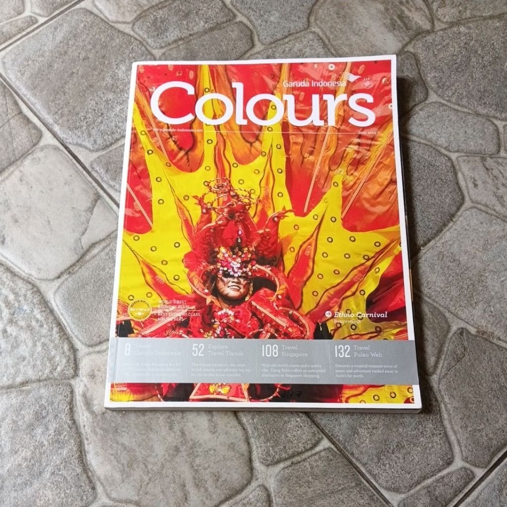 BUKU GARUDA INDONESIA COLOURS JUNE 2014.