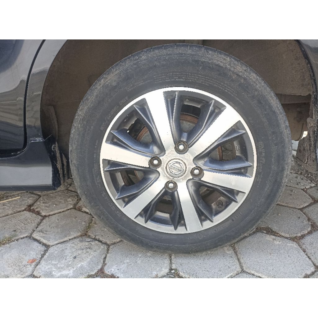 Velg OEM grand Livina HWS R15+ Ban tebal