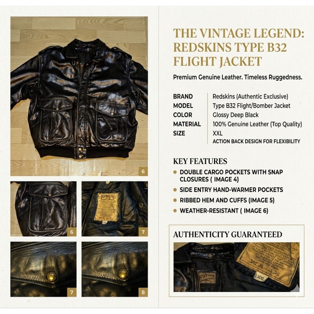 Flight Jacket Army Bomber jacket Pilot Jacket XXL