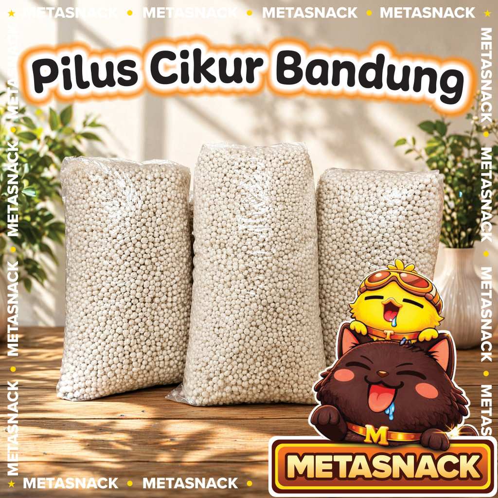 [METASNACK] Pilus Cikur Original Asli Bandung - Cemilan Gurih Renyah