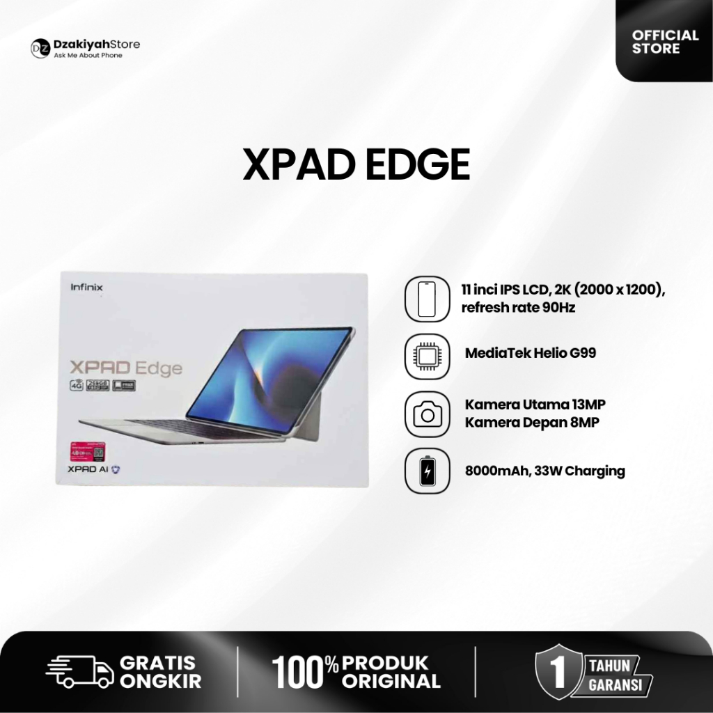 [DZAKIYAH STORE] INFINIX XPAD EDGE 4G NEW GARANSI RESMI