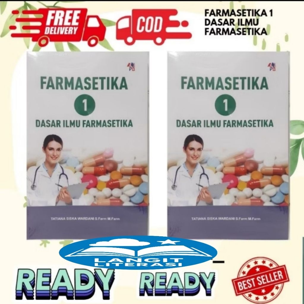 BUKU FARMASETIKA 1 DASAR ILMU FARMASETIKA - ORIGINAL