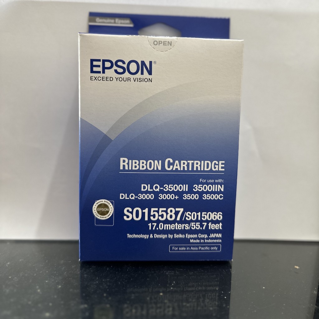 Epson Ribbon Catridge SO15587 SO15066 - Ribbon Catridge Epson DLQ-3000 DLQ 3000+ DLQ-3500 DLQ-3500 I