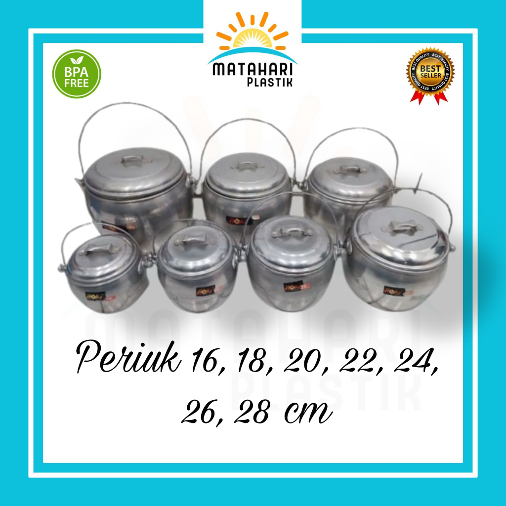 Periuk Aluminium/Periuk Serbaguna/Panci Periuk/Kendil/Priuk/Periuk Nasi/panci Kastrol/Panci Liwet