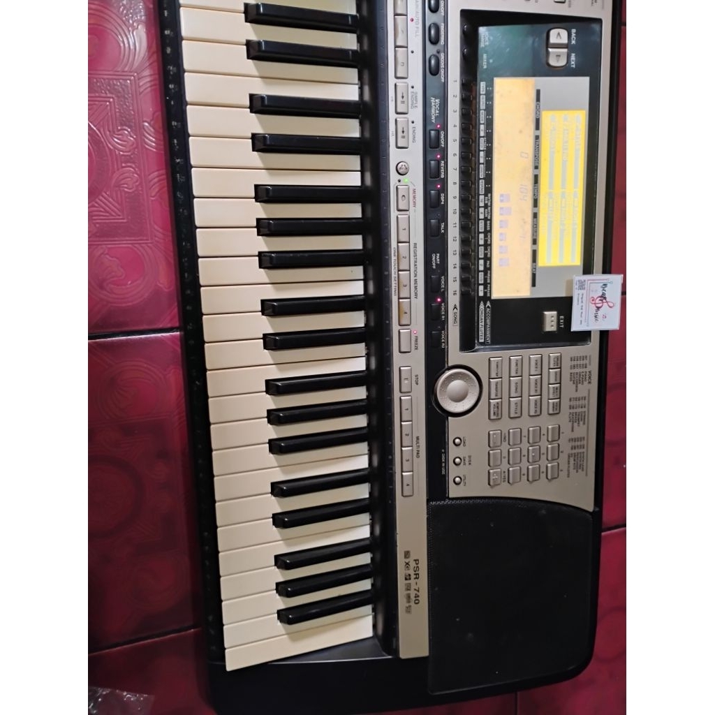 keyboard musik/ organ tunggal/ piano digital/ Yamaha PSR 740 disket second