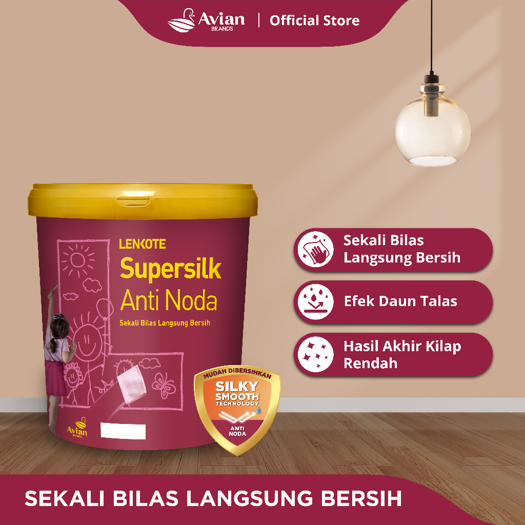 Supersilk Anti Noda Cat Tembok Interior Premium Anti Noda 20l - Tinting
