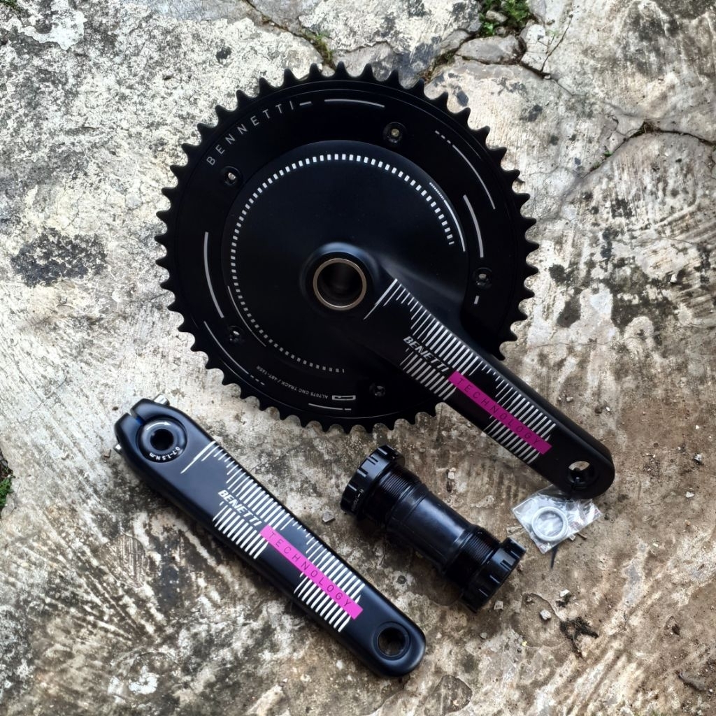 Crank Aero Benetti 48T BCD 144 HT2 Fixie Track singlespeed