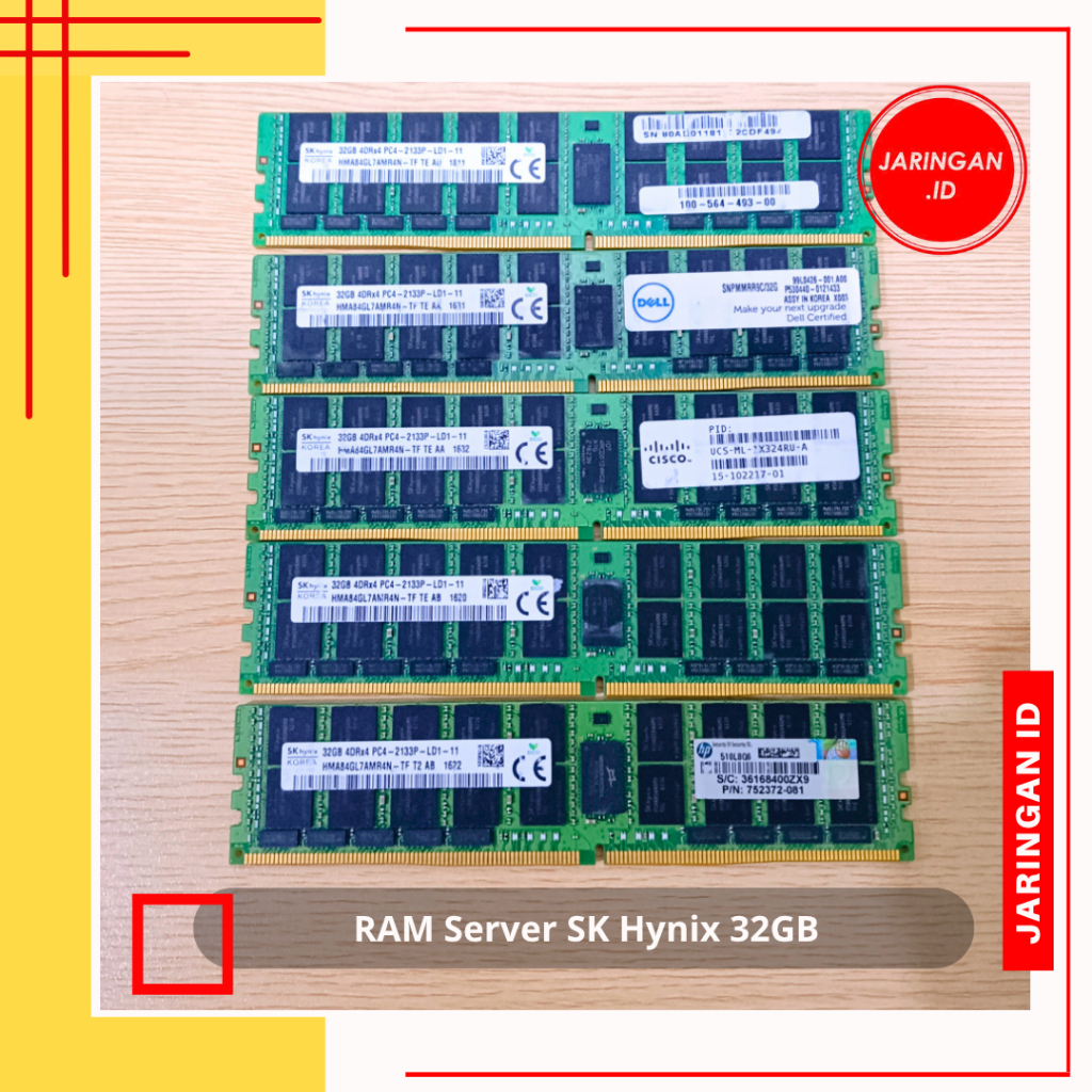 RAM Server SK Hynix 32GB DDR4 2133P PC4-2133P ECC REGISTERED RDIMM