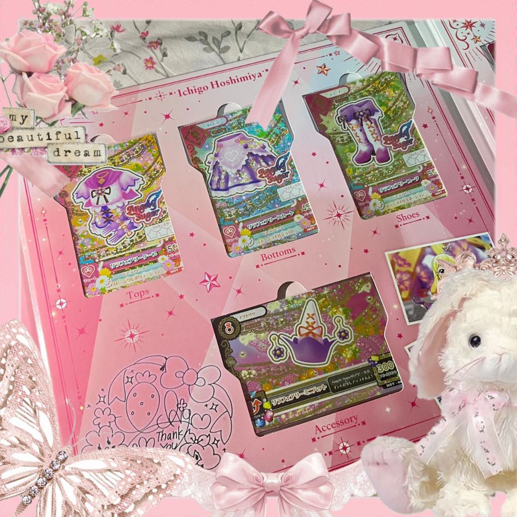 [OFFICIAL] KARTU AIKATSU ROULETTE ANNIVERSARY 10th MOVIES LILAC FAIRY SLEEPING AURORA MIZUKI KANZAKI