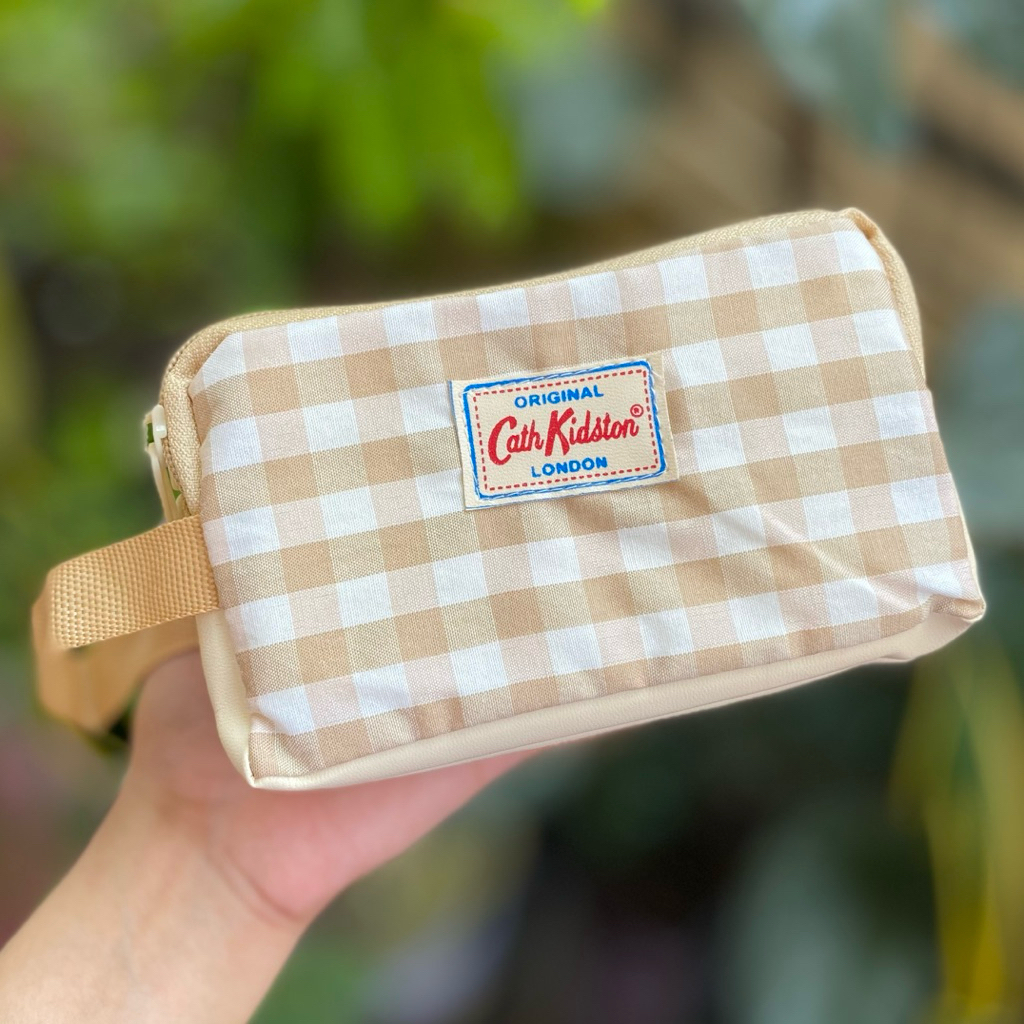 Dompet Wanita HP 3 Resleting Printing Eco cath kidston Multifungsi Pouch 3 Ruang 17 x 10 dompet kain