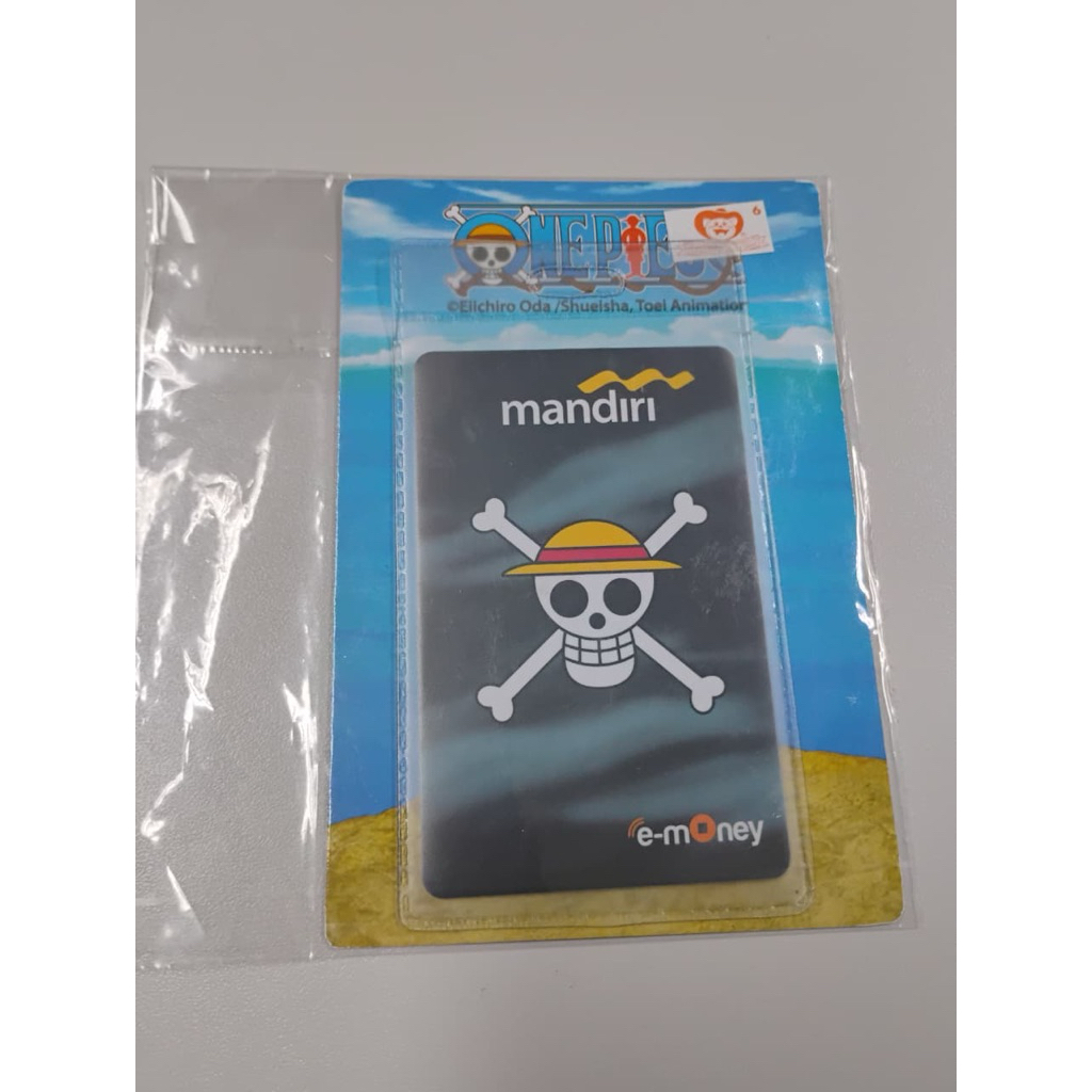 KARTU EMONEY LOGO ONE PIECE ORIGINAL