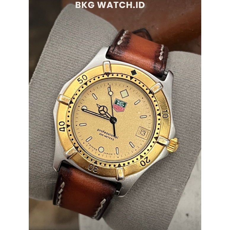 TAG Heuer Professional 2000 Quartz Two Tone  – Gold & Steel – Diver Watch – Second Original