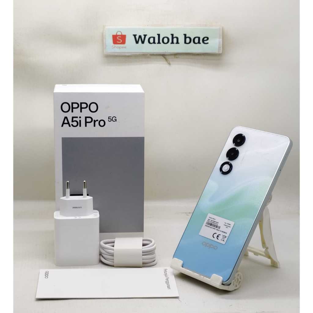 Oppo A5i Pro 5G 8/256 GB Garansi Resmi Indonesia Second
