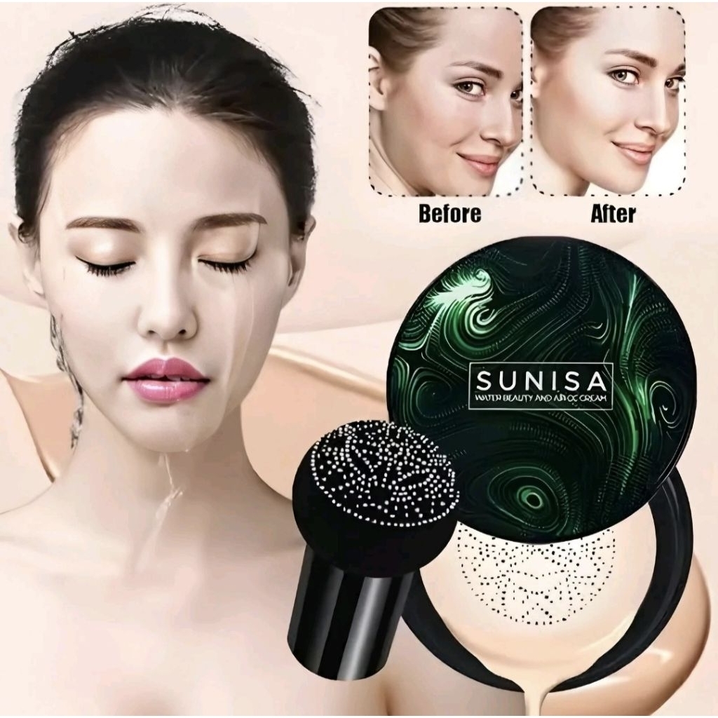 ORI (BPOM)beli 2 gratis pensil alis CUHSION SUNISA BB dan CC cream (NATURAL, IVORY,)