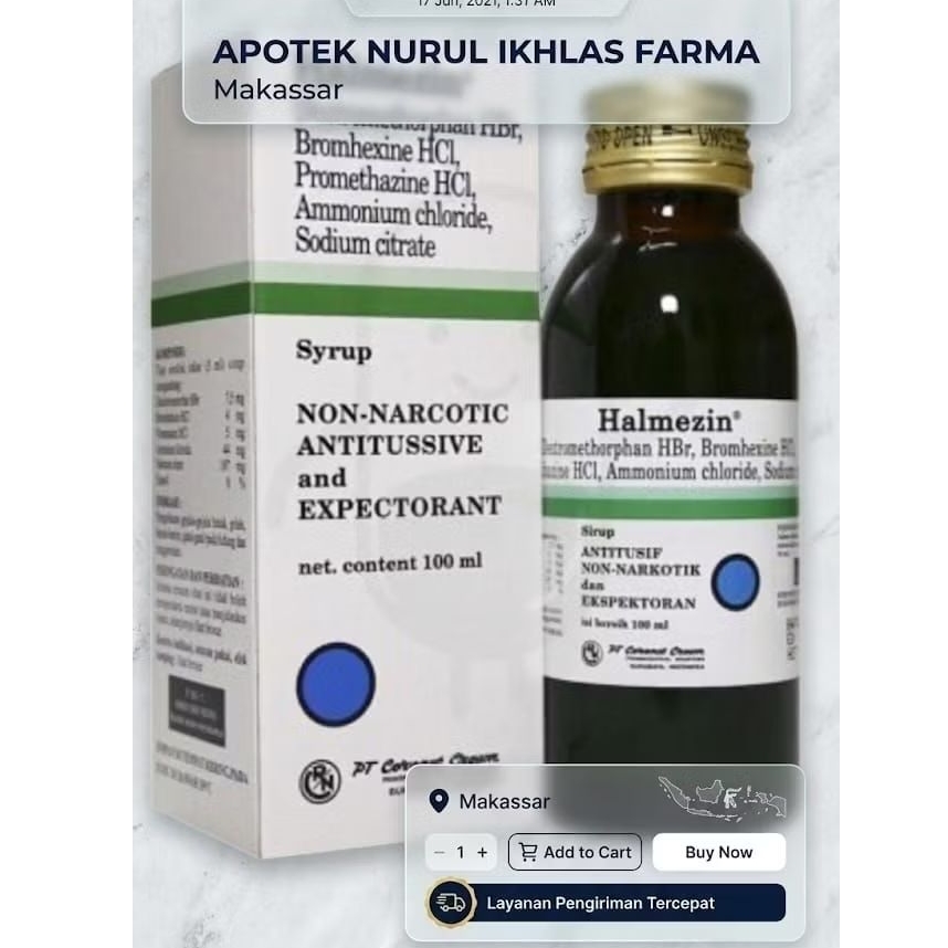 HALMEZIN SIRUP 100ML sirup batuk berdahak