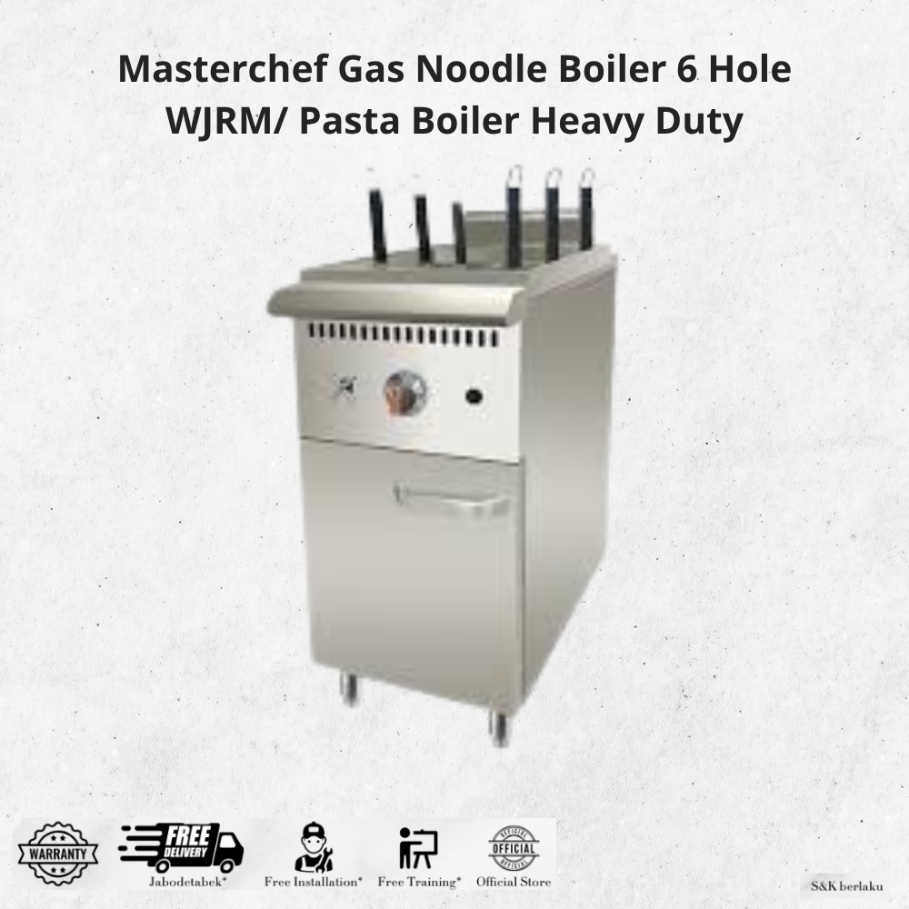 Masterchef Gas Noodle Boiler 6 Hole WJRM/ Pasta Boiler Heavy Duty