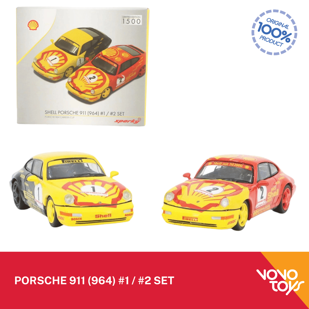 Tiny X Sparky Shell Porsche 911 (964) #1 / #2 Set
