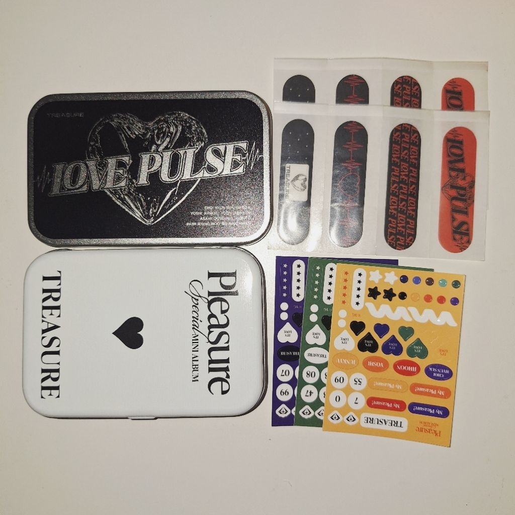 [OFFICIAL] TINCASE TREASURE PLEASURE & LOVE PULSE WITH STICKER