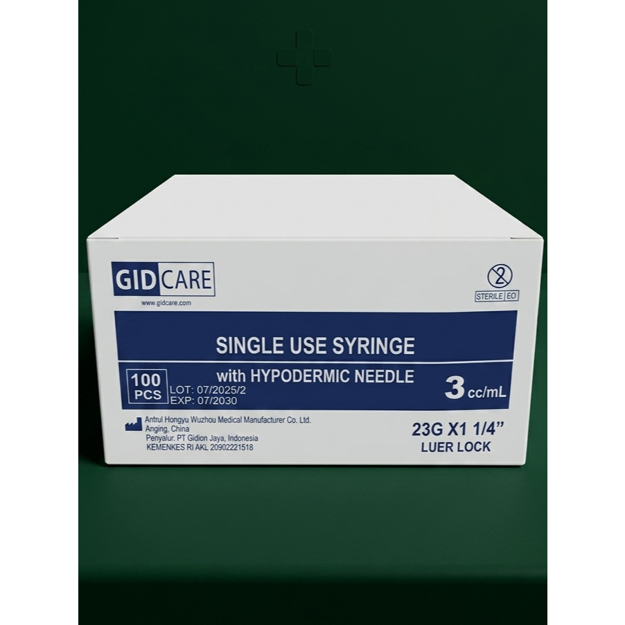 Spuit (Syinge) 3cc/ml GIDCARE