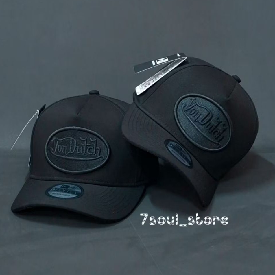 VonDutch Black On Black / Topi Premium