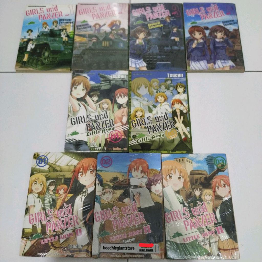 Komik Girls und Panzer, Full Series 9bk, TS