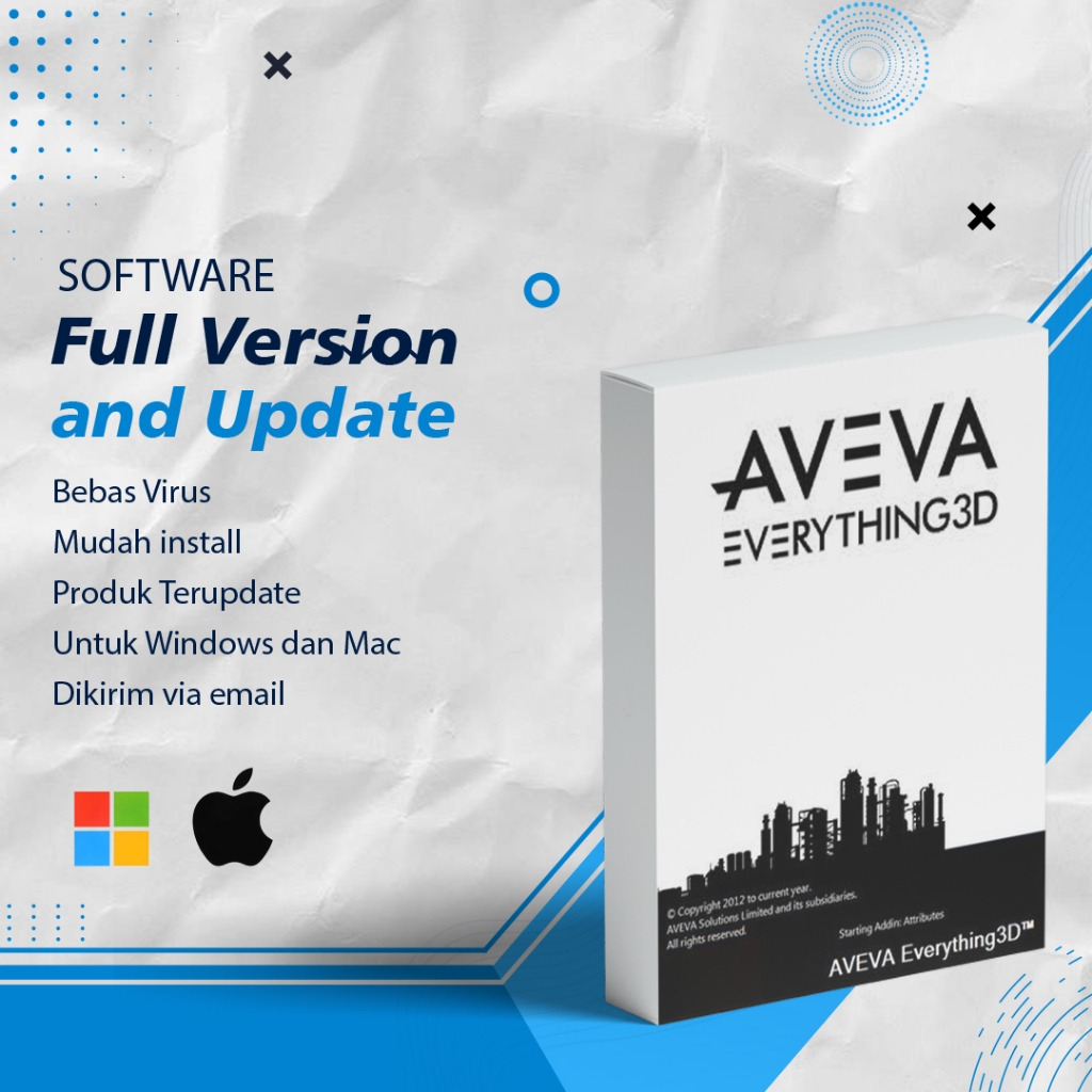 AVEVA Everything3D (E3D) 2.1.0.3 | merancang fasilitas industri kompleks seperti pabrik kimia, oil &