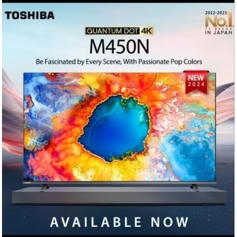 TV TOSHIBA 43INCH M450N LAYAR QLED