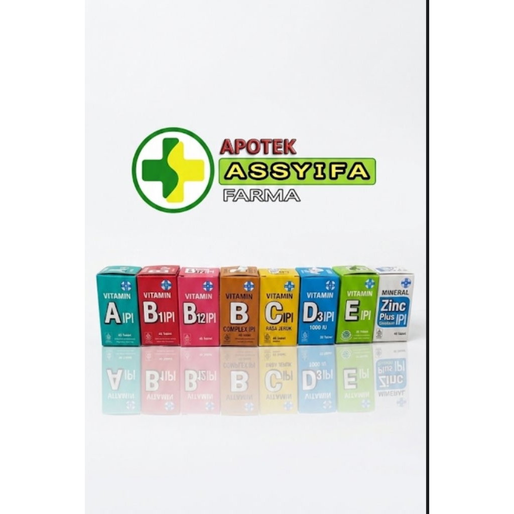 VITAMIN IPI  ALL VARIAN IPI A, IPI B1, IPI B12, IPI B COMPLEX, IPI C, IPI E, IPI ZINC PLUS