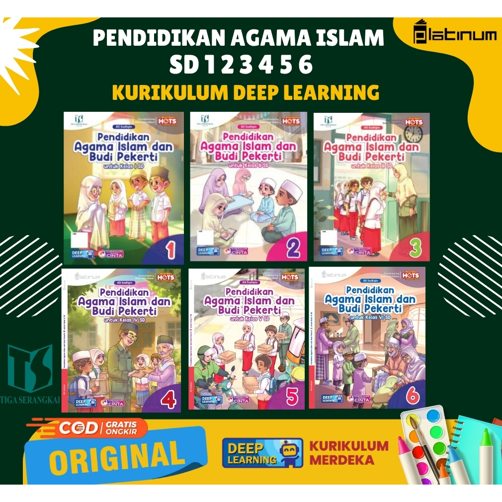 Platinum - Buku PAI SD / Agama Islam SD / PAI Kelas 1 2 3 4 5 6 SD / Pendais SD / Buku Agama Islam S