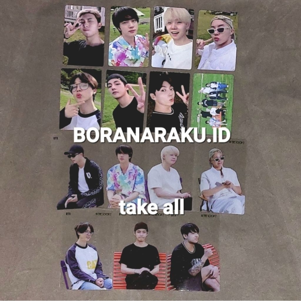 Photocard BTS In The Soop Take All