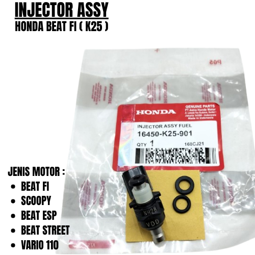 INJECTOR ASSY BEAT FI K25 BERKUALITAS ORIGINAL