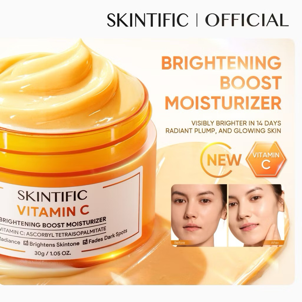 Skintific Vitamin C Brightening Boost Moisturizer / Skintific vitamin c moisturizer / Skintific vita