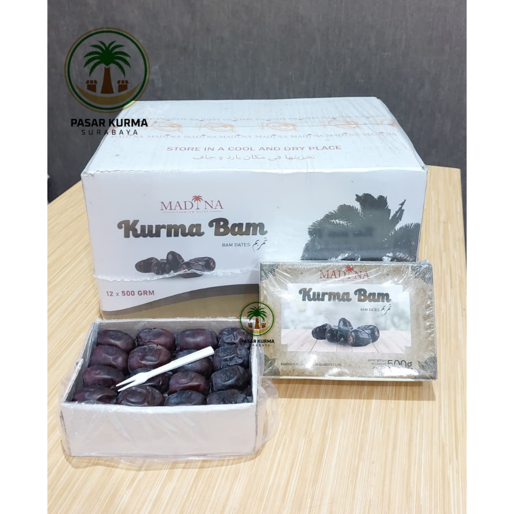 Kurma Anggur Bam Madina 500gr / Kurma Bam 500gr