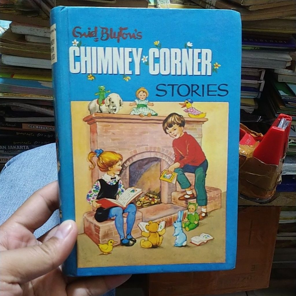 buku novel import enid blyton chimney corner stories hardcover original