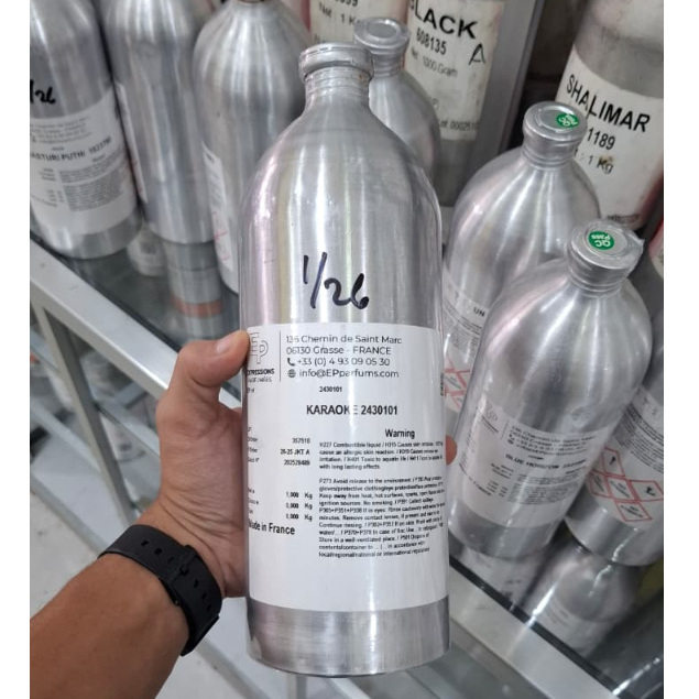 KARAOKE 2430101 (khamrah qohwa) SEGEL 1KG BIBIT PARFUM PRODUK EXPRESION 100% MURNI