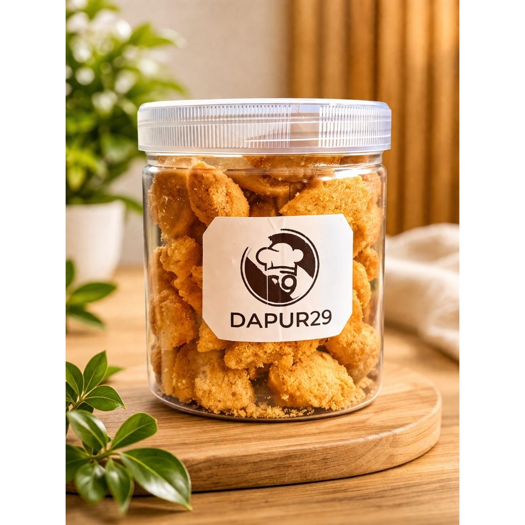 KUE ketapang renyah manis kemasan  800 ml kue biji ketapang terlaris