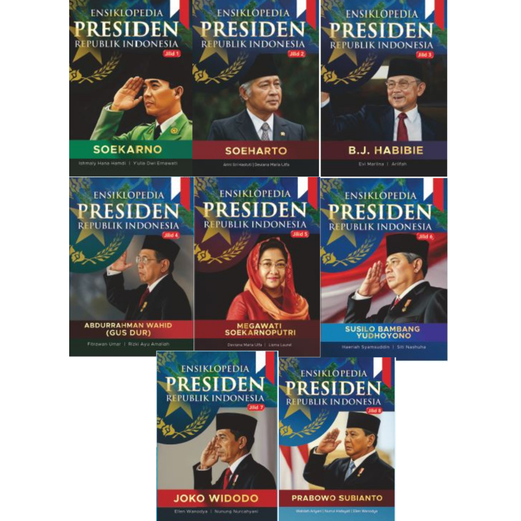 Ensiklopedia Presiden Republik Indonesia Jilid 1,2,3,4,5,6,7,8