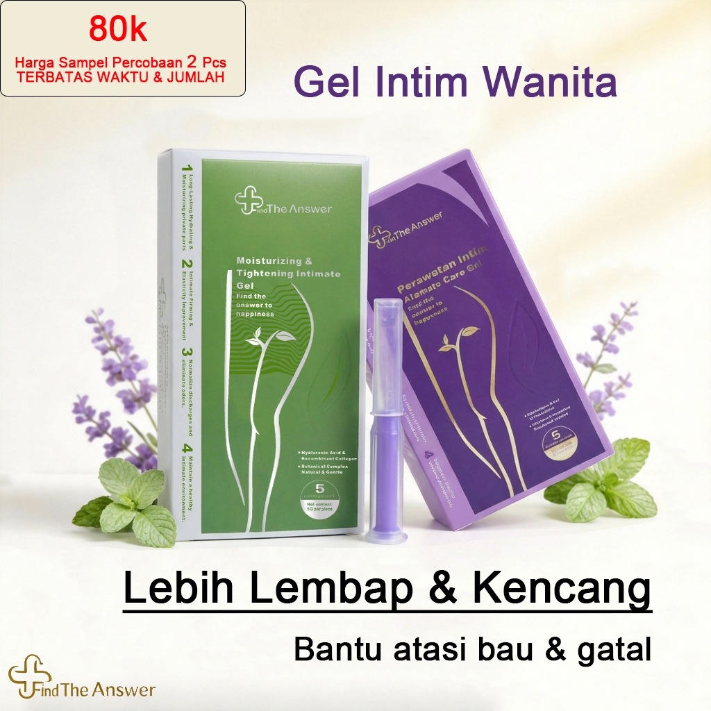 Paket Perapat Miss V Wanita + Pembersih Kewanitaan | Kencangkan Vagina & Atasi Gatal, Bau, Keputihan